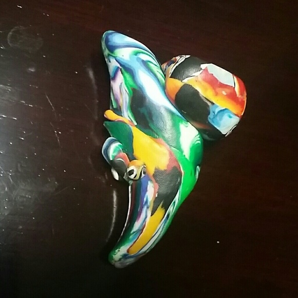 Incense Holder Tye Dye Moon / Banana - Picture 3 of 6